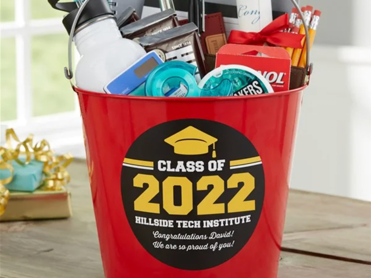 bucket college care package best hs graduation gifts