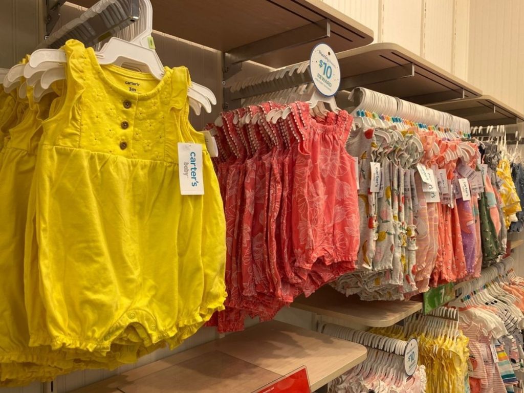 baby rompers in store