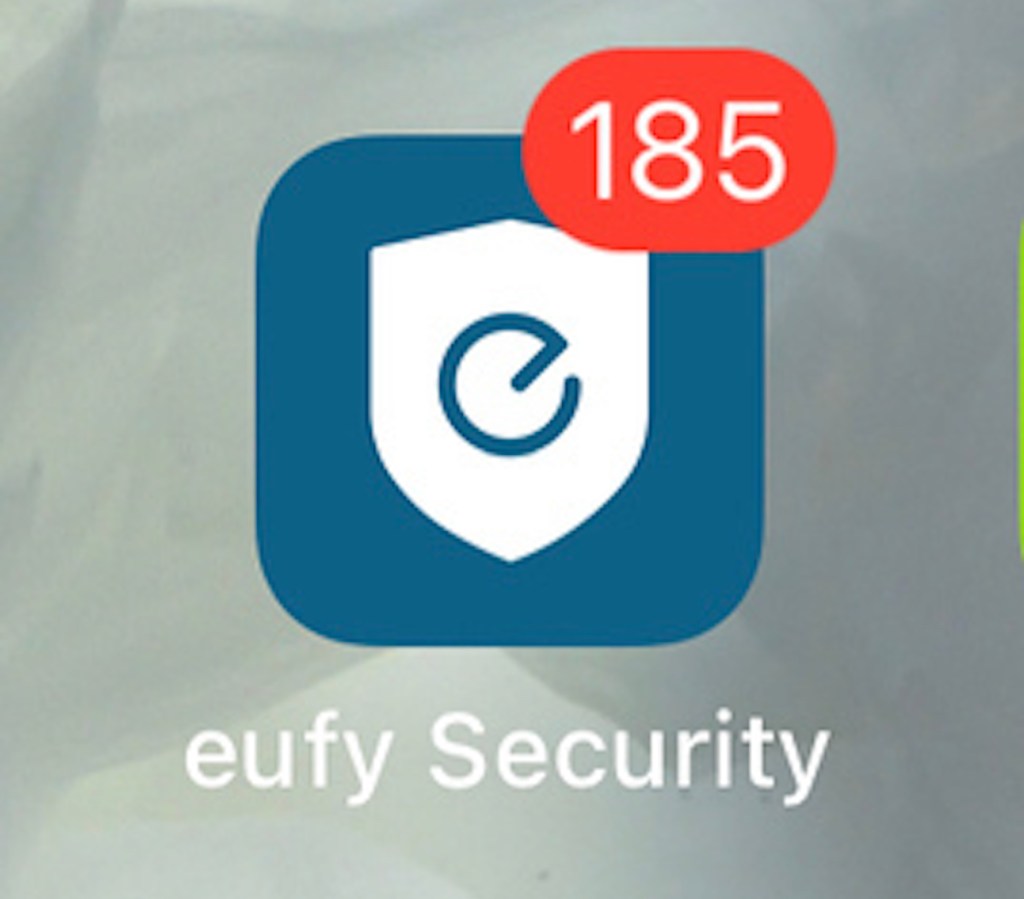 185 eufy notifications on app