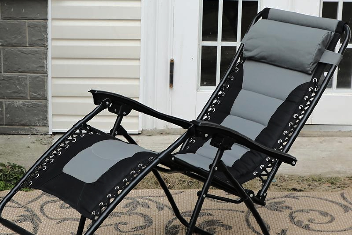 destination summer zero gravity chair in grey