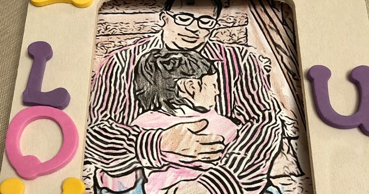 This Reader Used the Free Colorscape App to Create a Heart-Warming Gift for  Father's Day!