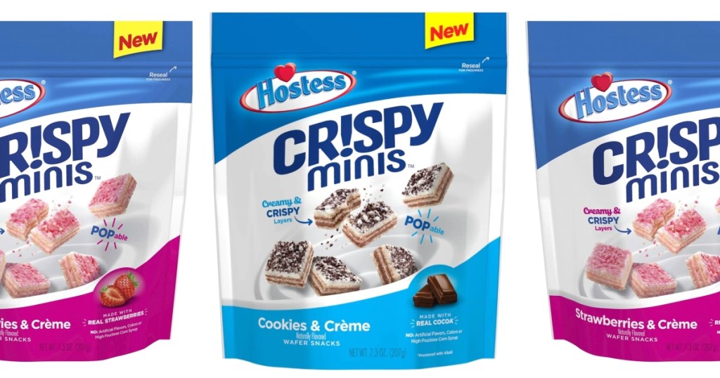 3 bags of Hostess Crispy Minis