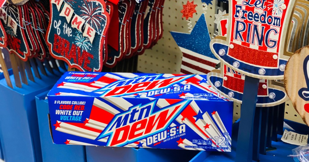 Mountain Dew's Patriotic Red, White & Blue Dew-S-A Soda Is In-Stores NOW