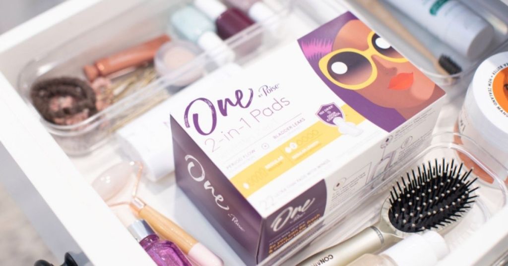 One by Poise kit in beauty drawer