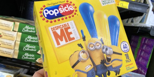 $6 Worth of Popsicle Printable Coupons = Minions Pops Possibly Only $1.25 at Walmart