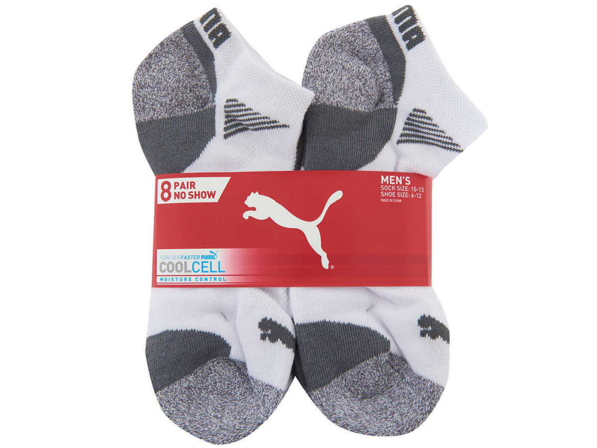 Puma Men's No Show Sock 8-Pack Only $9.97 Shipped on Costco.com