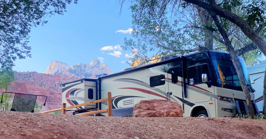 rv in zion national park