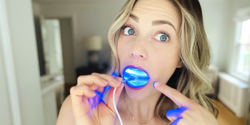 Whiten Your Teeth for Just $1.80 Per Treatment (Includes 3 Whitening Pens & LED Accelerated Device)