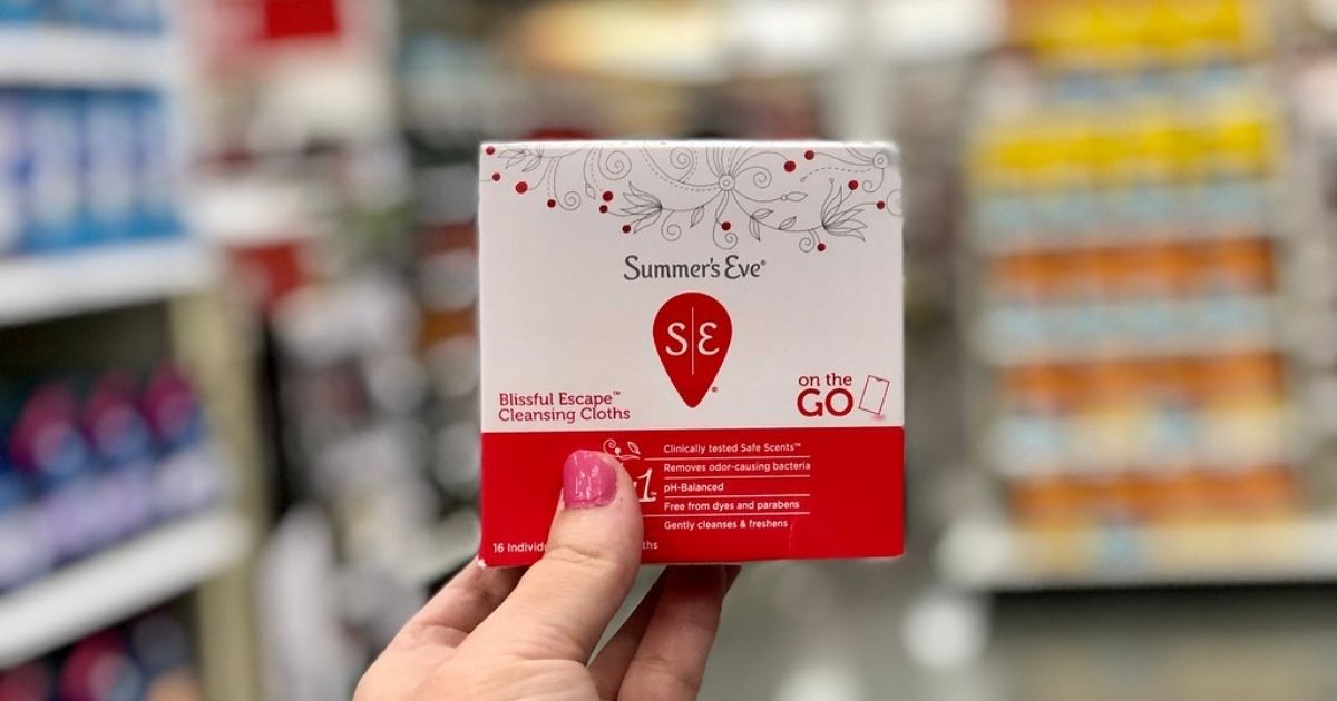 summer's eve cleansing cloths box in store