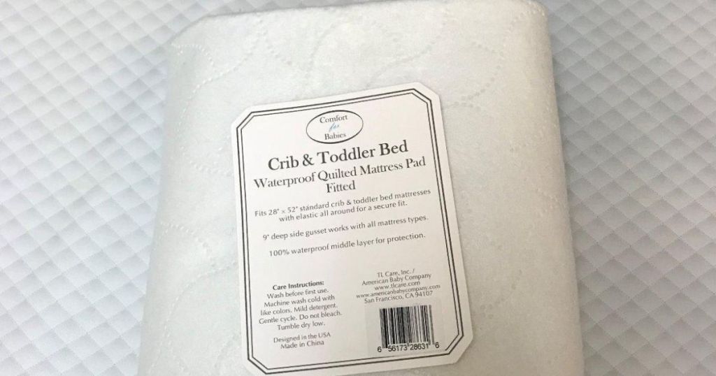 American Baby Company Crib & Toddler Bed Fitted Mattress Pad