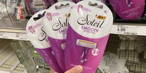 2 Better Than FREE BIC Soleil Disposable Razor Packs After Rebate & Cash Back at Target