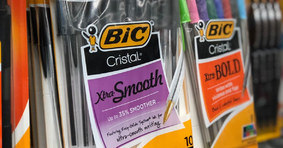 BIC Xtra Smooth Cristal Pens