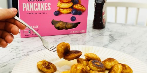 Belgian Boys Bite-Size Pancakes Heat Up in 1 Minute & Are Only $6.99 at Costco