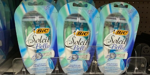 BIC Soleil Women’s Disposable Razors 6-Count Only $3 Shipped on Amazon