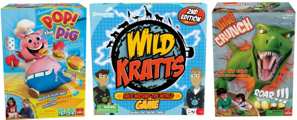 three board games for kids