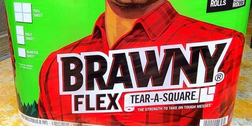 Brawny Paper Towels 16 Double Rolls Just $21.72 Shipped on Amazon | Equals 32 Regular Rolls