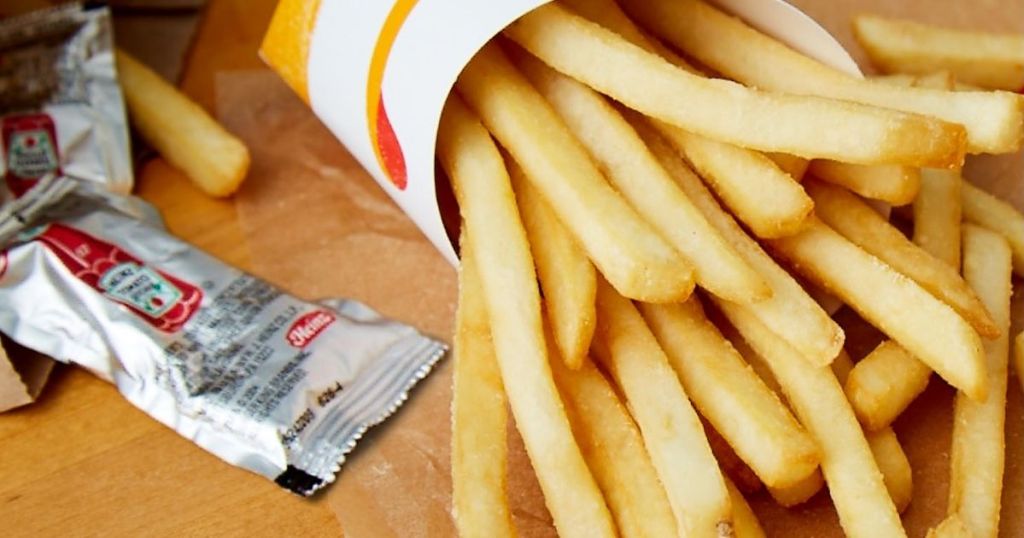 Burger King French Fries and ketchup