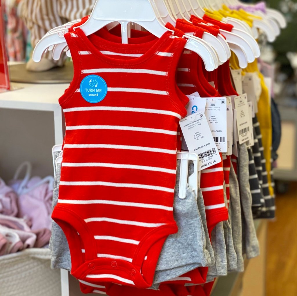 red striped bodysuit with shorts set