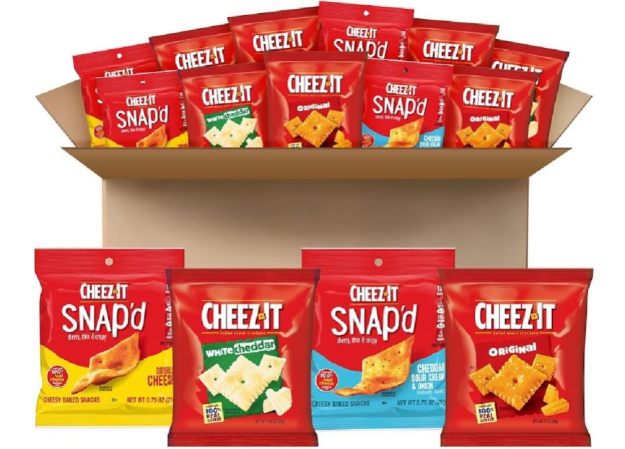 Cheez-It Variety Pack Baked Cheese Crackers Bags 42-Count