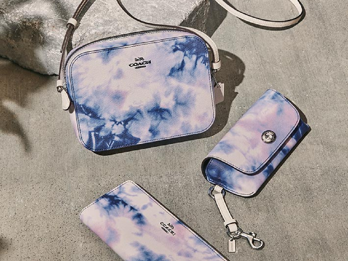 coach mini camera bag tie dye