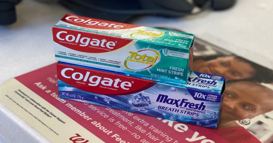 Get a Colgate Toothpaste AND Toothbrush FREE After Walgreens Rewards!