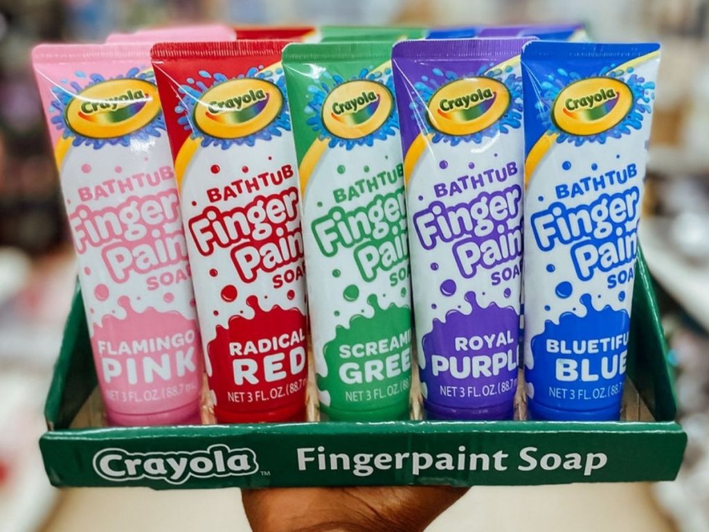 Crayola Bathtub Finger Paint Soap Only $1 at Dollar Tree