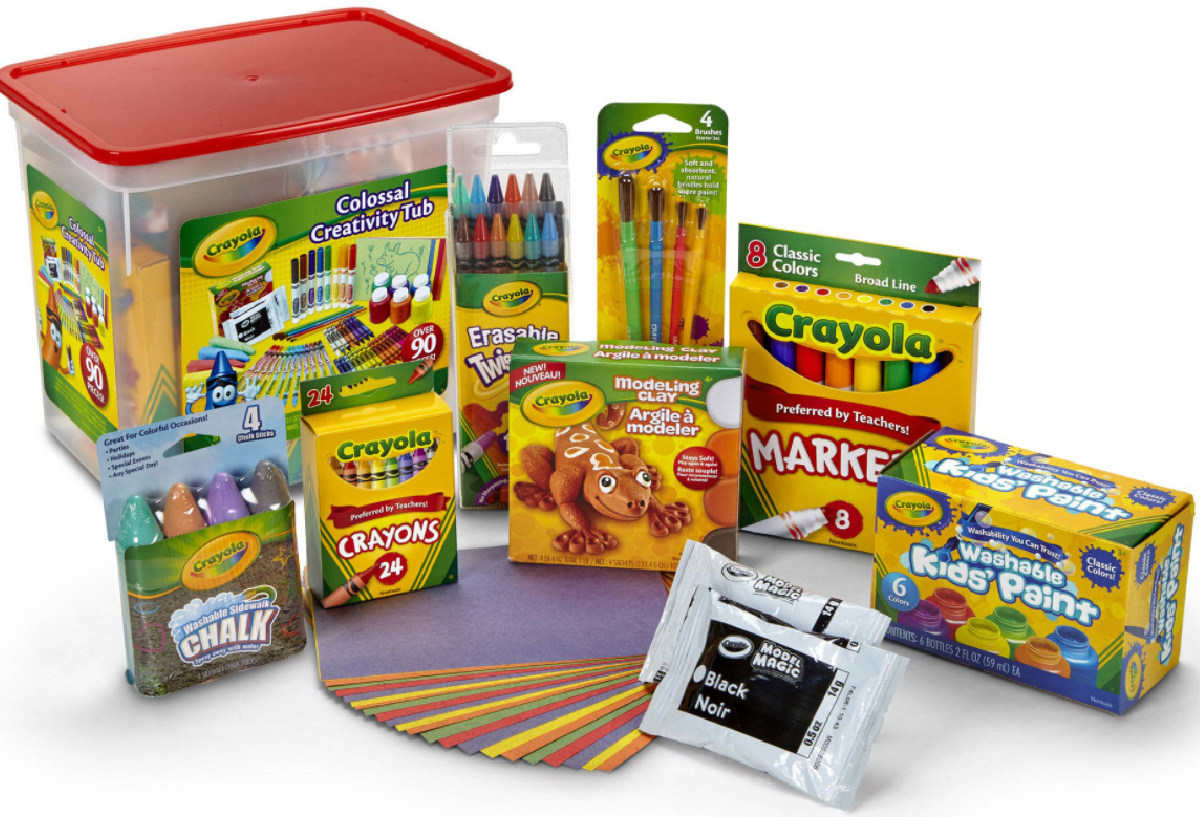 Restock your craft supplies, 90-piece Crayola kit for under $15 (25% off)