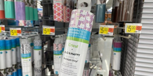 Cricut Brand Vinyl Rolls Only $5 at Walmart | Lots of Colors & Fun Designs