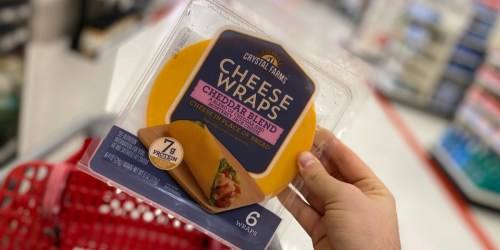 Crystal Farms Cheese Wraps 6-Count Only $2.19 at Target After Cash Back | Low-Carb & Keto-Friendly