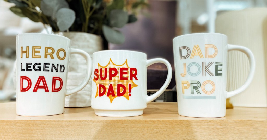Dad mugs from Target