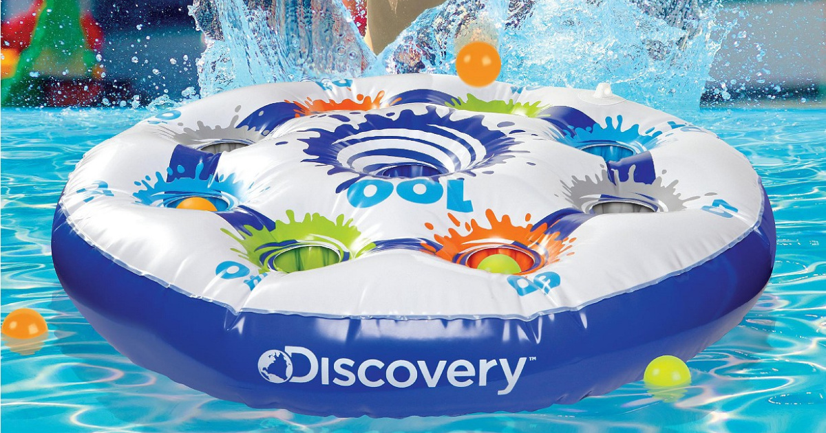 Discovery Kids Toy Inflatable Target in pool