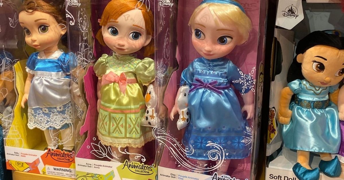 Disney Animators' Collection Frozen Elsa or Ana Dolls Only $ on   (Regularly $27)