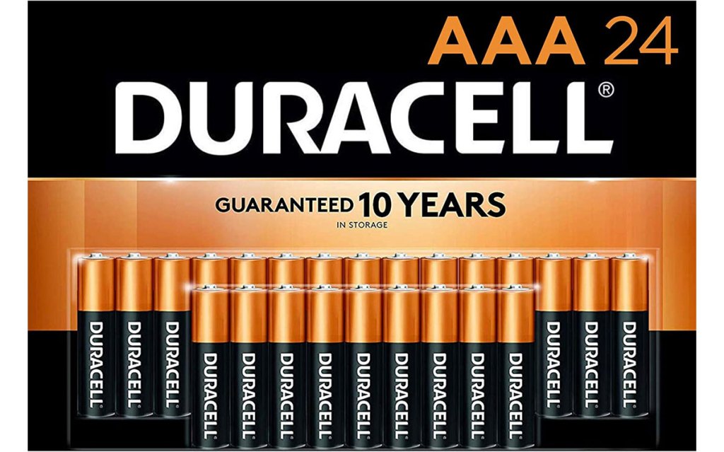 24-pack of duracell batteries
