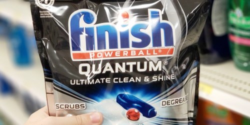 Finish Quantum Dishwasher Tabs 64-Count Only $11.59 Shipped on Amazon | Just 18¢ Per Tab!