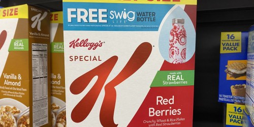 Free 20oz Swig Life Water Bottle w/ Purchase of 3 Participating Kellogg’s Products ($31.95 Value)