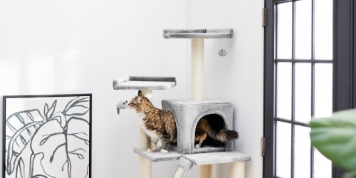 Frisco 68″ Cat Tree & Condo Only $41.99 Shipped on Chewy.com (Regularly $70)