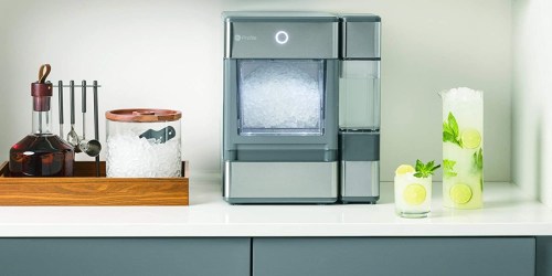 $100 Off GE Countertop Ice Maker + Free Shipping for Amazon Prime Members (Makes the “Good Ice”)