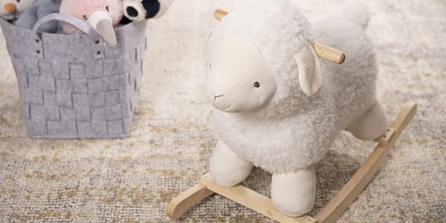 GUND Baby Lamb Wooden Rocker Only $51 (Regularly $120) + Free Shipping for Amazon Prime Members