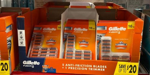 Sam’s Club Members Get Over $3,000 in Instant Savings | Gillette Fusion5 Men’s Razor Refills 16-Pack Only $29.98