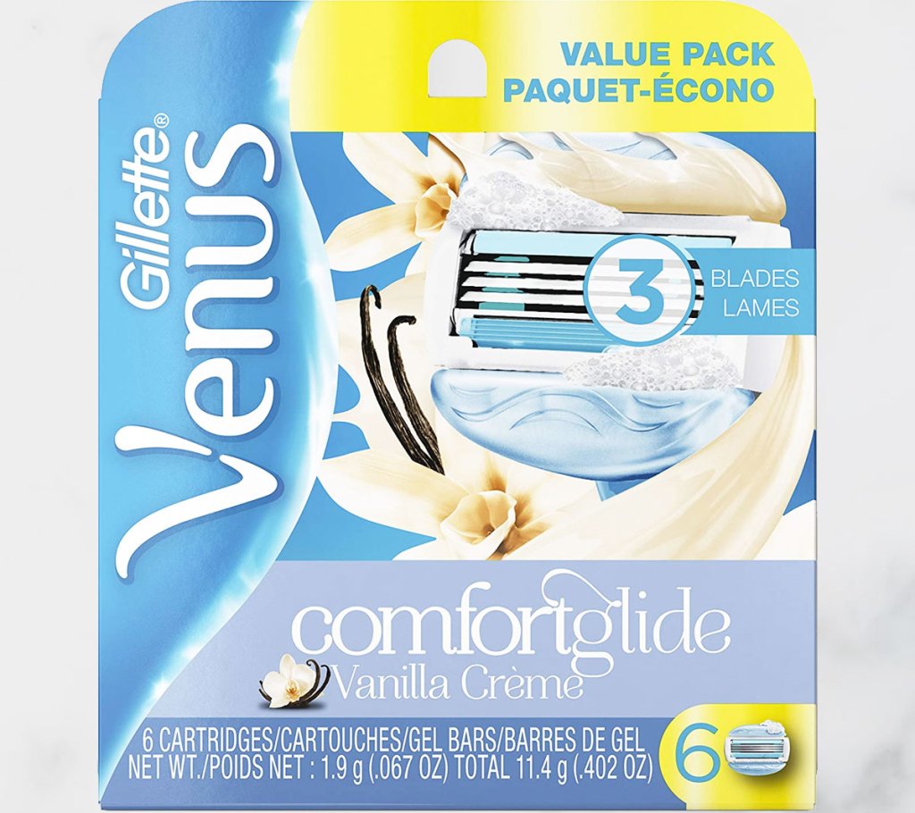 Gillette Venus razor refill package