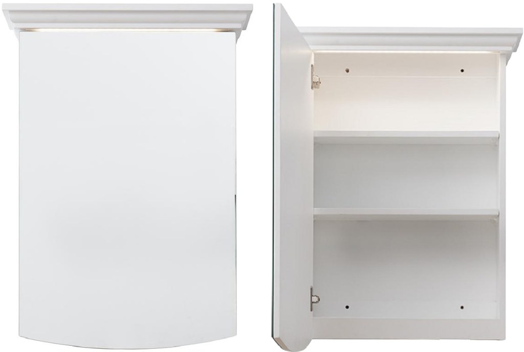 Glacier Bay 22 in. x 31 in. Surface Mount Lighted Medicine Cabinet