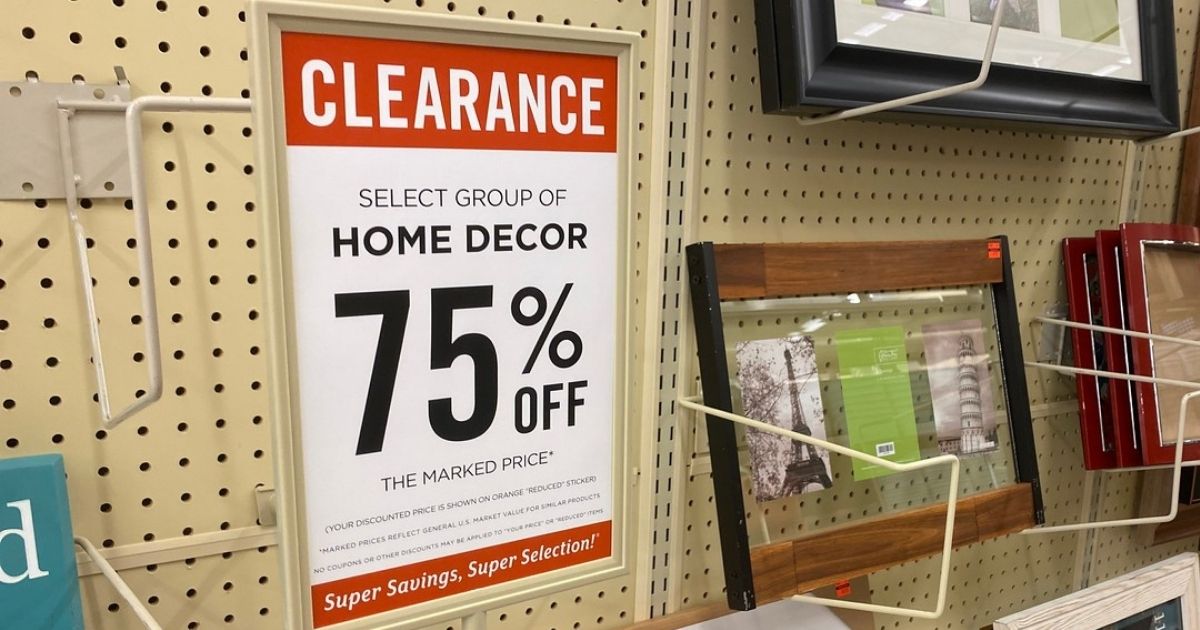 75 Off Home Decor Clearance at Hobby Lobby Prices from 2.49 In