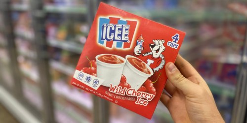 ICEE Frozen Treat Cups 4-Count Boxes Just $1 at Dollar Tree