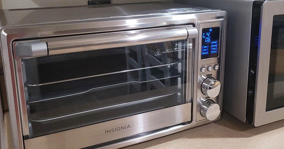 insignia 6 slice toaster oven air fryer