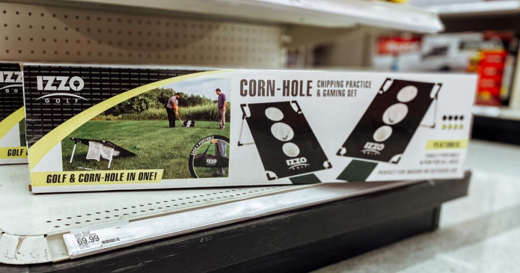 corn-hole golf game