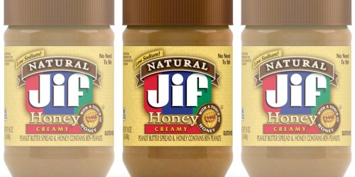 5 Jif Peanut Butter Jars $11.40 Shipped + FREE $10 Credit for Amazon Prime Members | Great Donation Item
