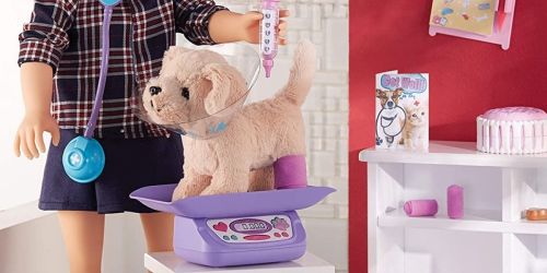 Journey Girls Vet Center w/ Yellow Lab Only $13.74 on Amazon (Regularly $25) | Includes 22 Accessories