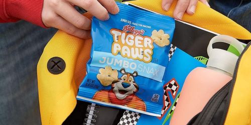 Kellogg’s Jumbo Snax 36-Count Only $9.74 Shipped on Amazon | Just 27¢ Per Pouch