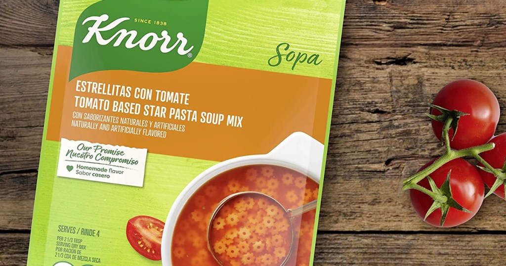 Knorr Tomato with Star Pasta Soup Mix