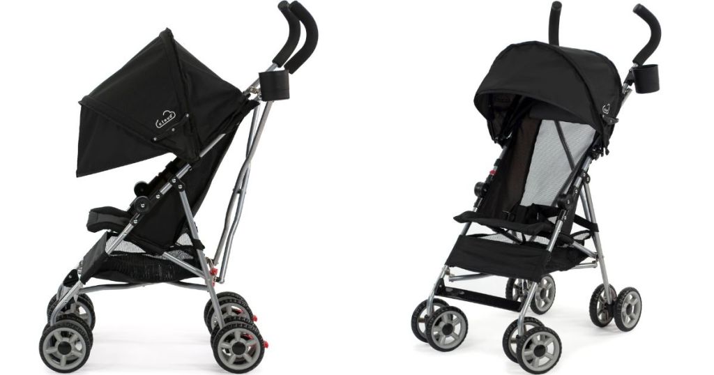 side views of an umbrella stroller